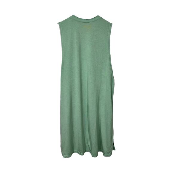 Show Me Your Mumu Coconuts Andrew Tunic Top Small Green Beach Boho Tank Casual - Picture 4 of 5